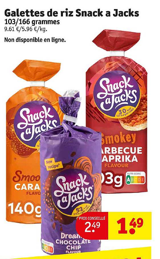 galettes de riz snack a jacks