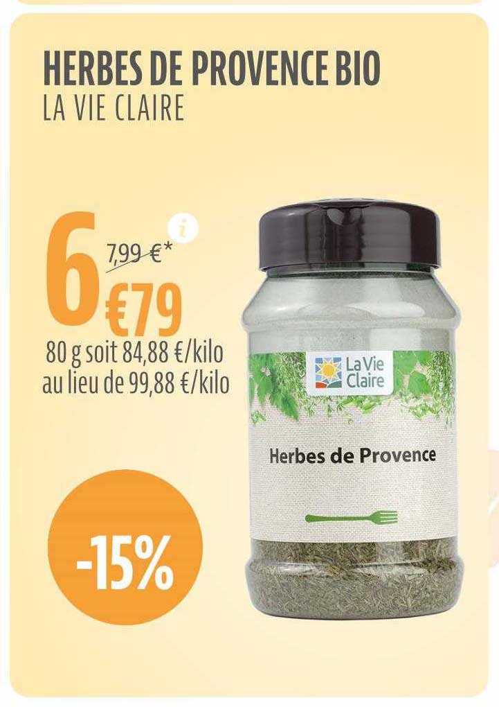Herbes De Provence Bio