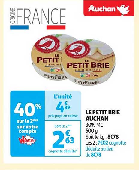 Le Petit Brie Auchan