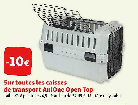 les caisses de transport aniOne open top
