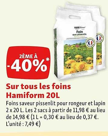 les foins hamiform 20l
