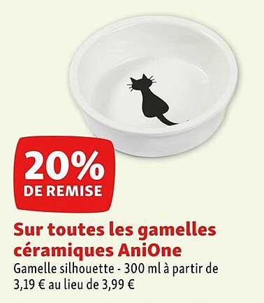les gamelles céramiques aniOne