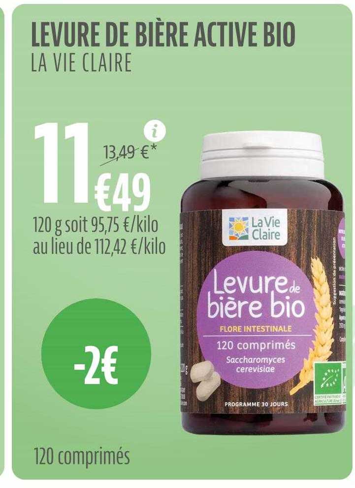 levure de bière active bio la vie claire