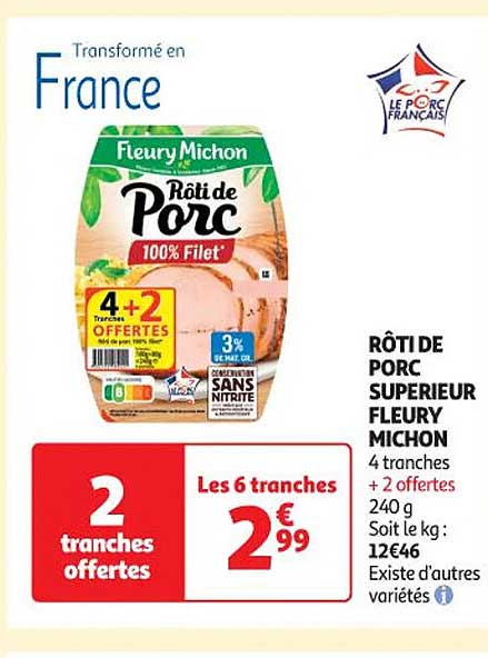 rôti de porc supérieur fleury michon