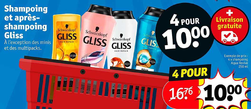 shampoing et après-shampoing gliss