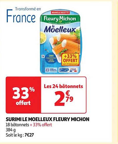 surimi le moelleux fleury michon