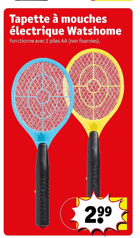 tapette à mouches électrique watshome