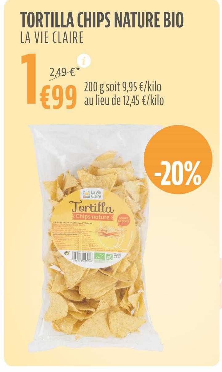 Tortilla Chips Nature Bio La Vie Claire