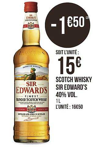 scotch whisky sir edward s