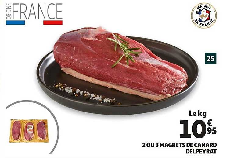 2 ou 3 magrets de canards delpeyrat