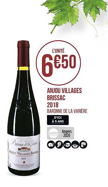 Anjou Villages Brissac 2018 Baronne De La Varière