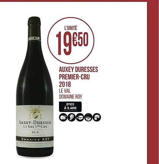 auxey duresses premier cru 2018 le val