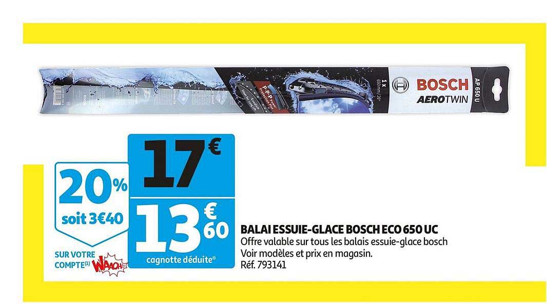 balai essuie glace bosch 650 uc