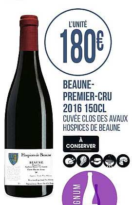 beaune premier cru 2016 hospices de beaune