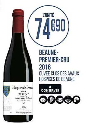 beaune premier cru 2016 hospices de beaune
