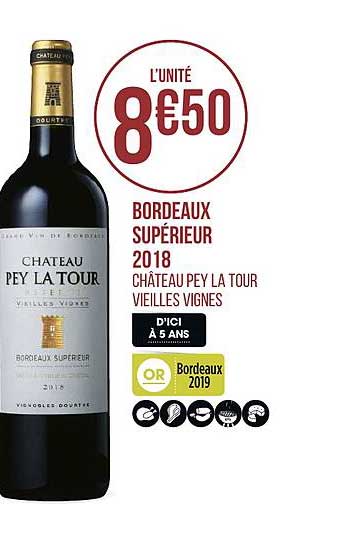 bordeaux supérieur 2018 château pey la tour