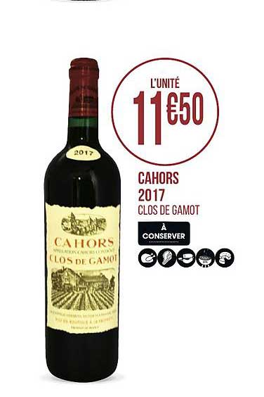 cahors 2017 clos de gamot