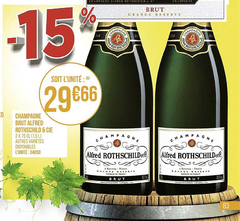 champagne brut alfred rothschild & cie
