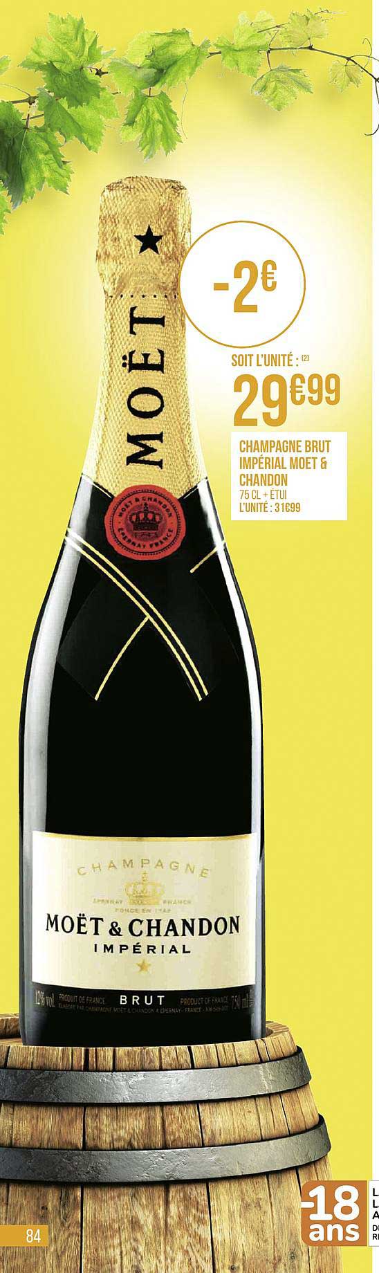 champagne brut moët & chandon impérial