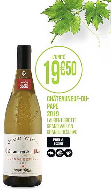 château neuf du pape 2019 grand vallon