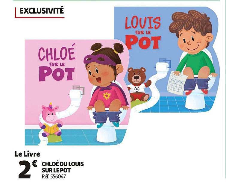 chloé ou louis sur le pot