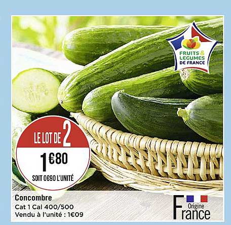 concombre cat 1 cal 400 500