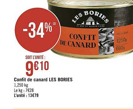 Confit De Canard Les Bories