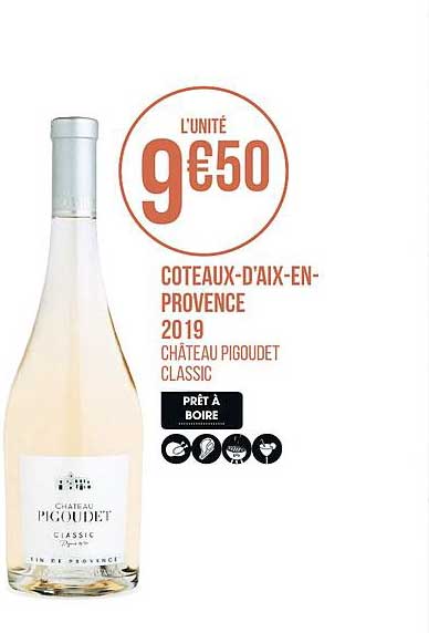 coteaux d aix en provence 2019 pigoudet