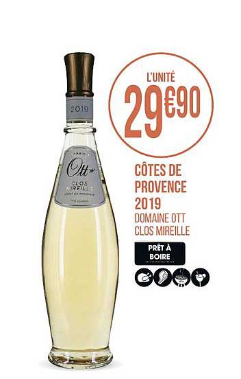 côtes de provence 2019 domaine ott