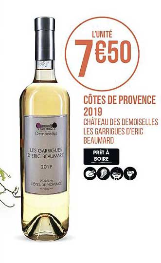 côtes de provence 2019 les garrigues