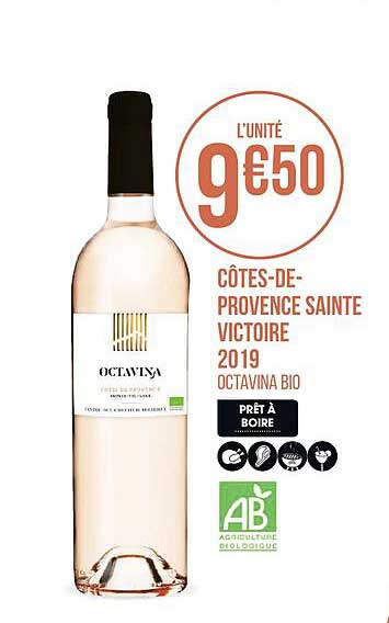 côtes de provence sainte victoire 2019 octavina