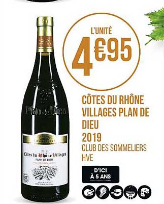 côtes du rhône villages 2019 plan de dieu