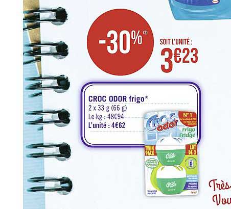 croc odor frigo