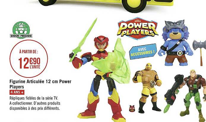 figurine articulée 12 cm power players