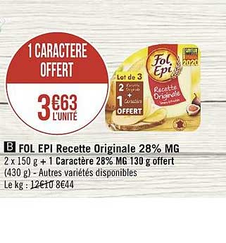 fol epi recette originale 25% m.g.