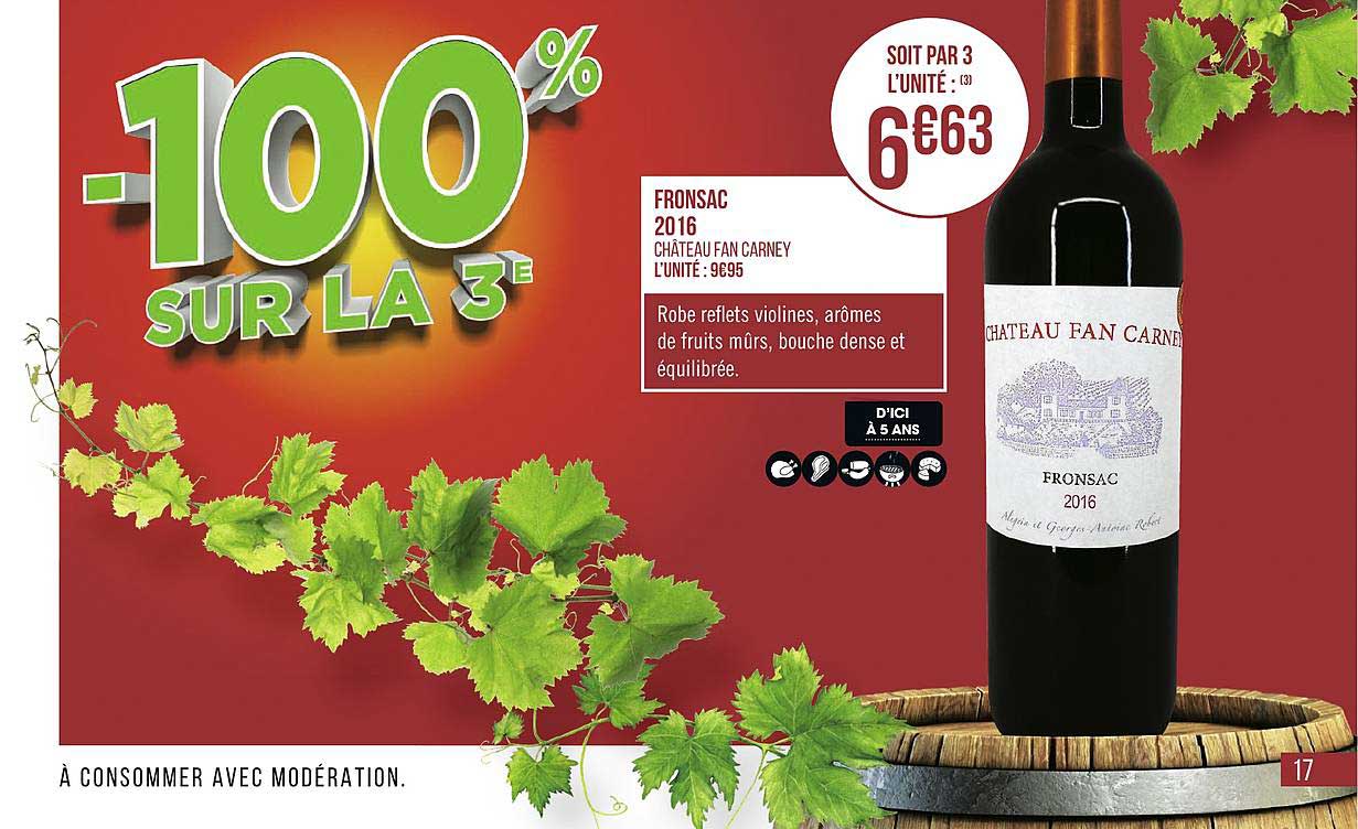 fronsac 2016 château fan carney