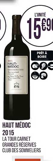 Haut Médoc 2015 Tour Carnet