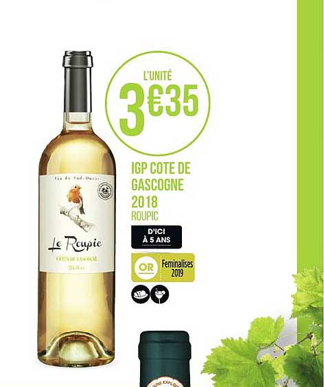 igp cote de gascogne 2018 roupic
