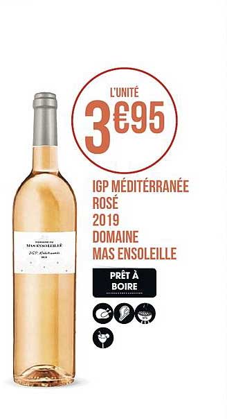 Igp Méditerranée Rosé 2019