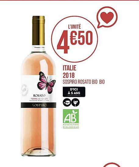 Italie 2018 Sospiro Rosato