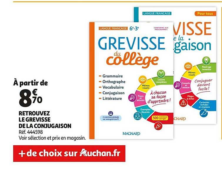 le grevisse de la conjugaison