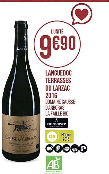 languedoc terrasses du larzac 2016 causse d arboras