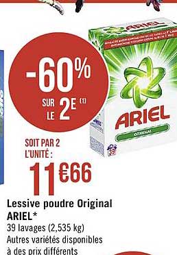 Lessive Poudre Original Ariel