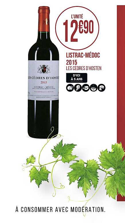listrac médoc 2015 les cèdres d hosten