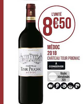 médoc 2018 château tour prignac