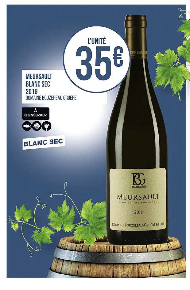 Meursault Blanc Sec 2018