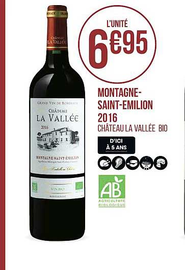 montagne saint émilion 2016 château la vallée