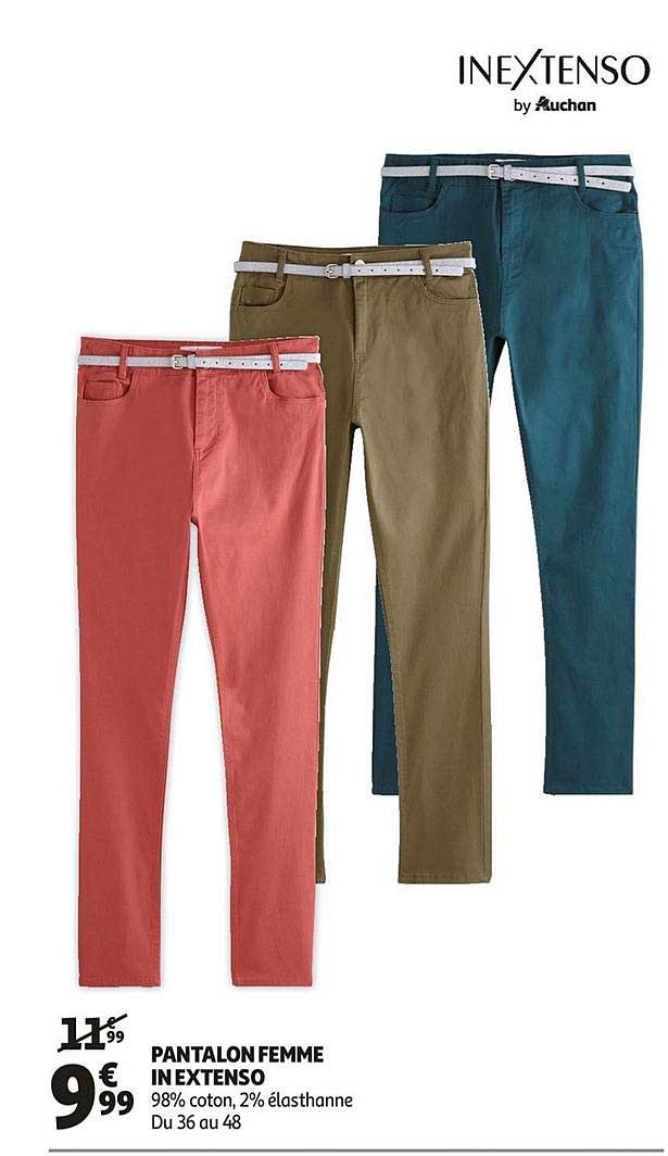 pantalon femme in extenso