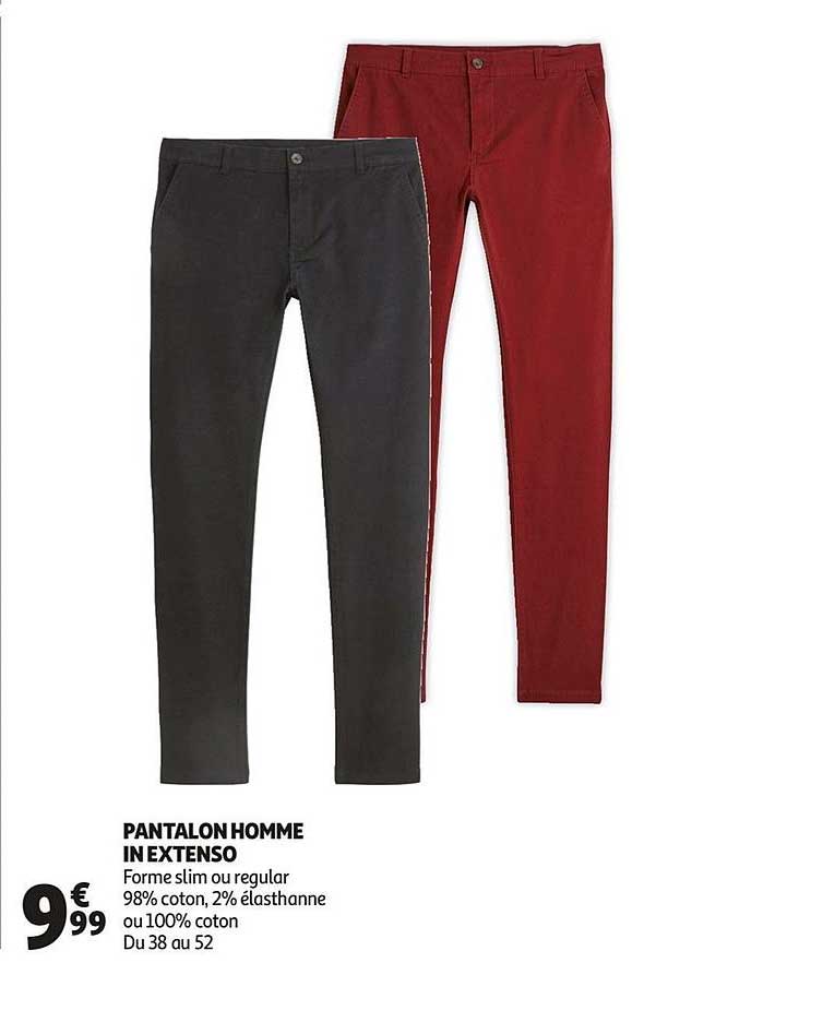 pantalon homme in extenso