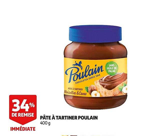 Pâte à Tartiner Poulain 34% De Remise Immédiate